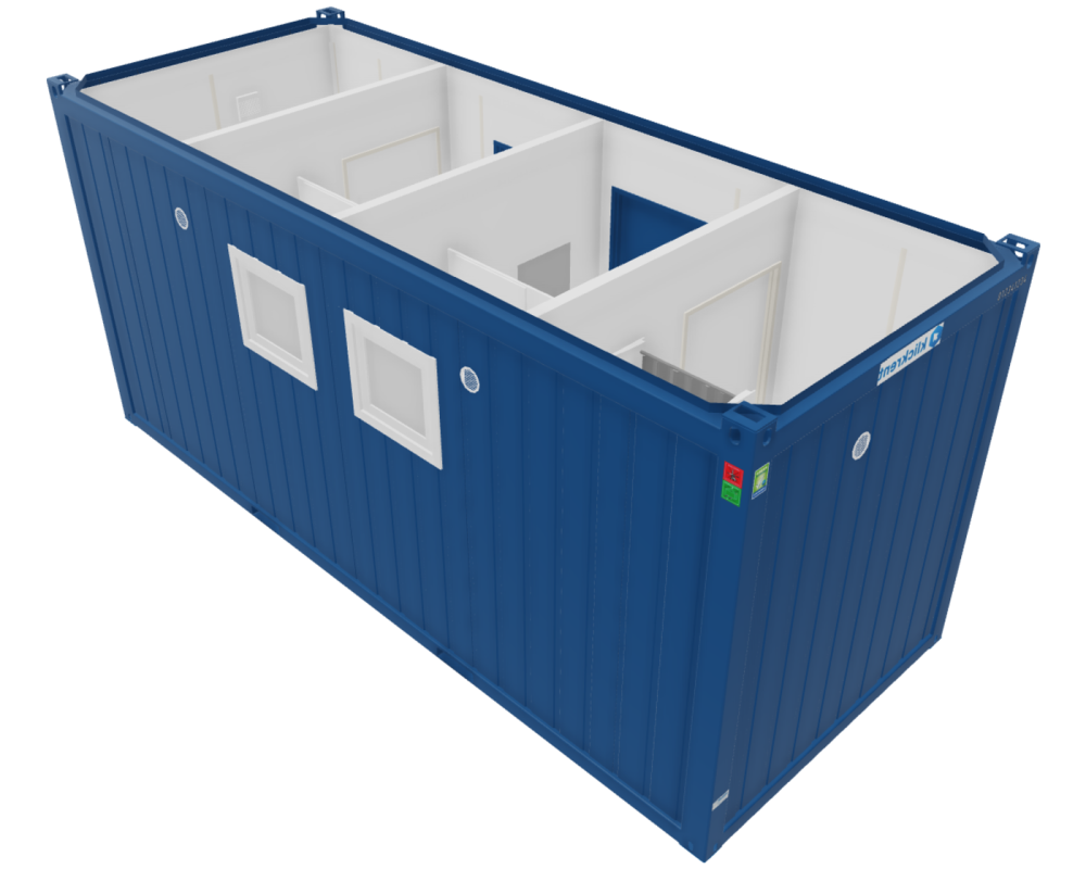 Sanitärcontainer 20'