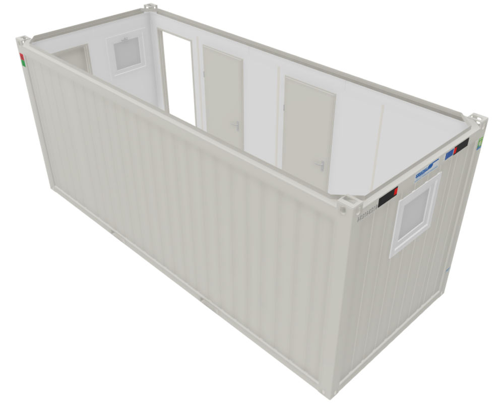 Bürocontainer 20', gebraucht