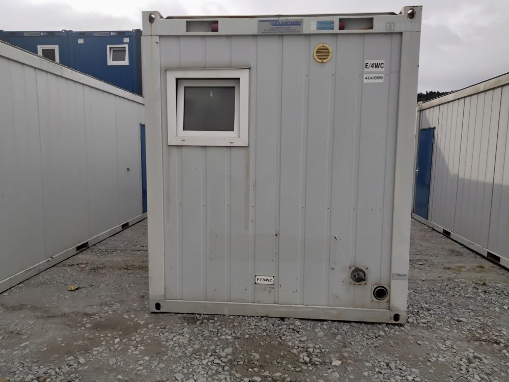 Sanitärcontainer 20', gebraucht