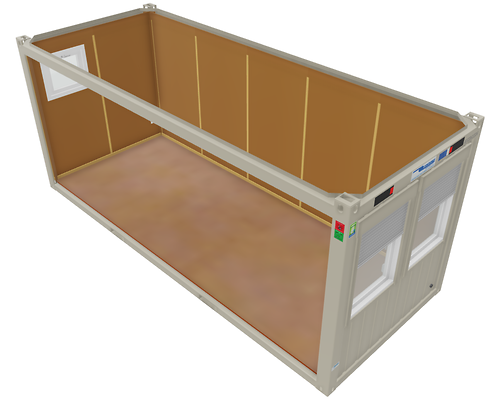 Bürocontainer 20', gebraucht