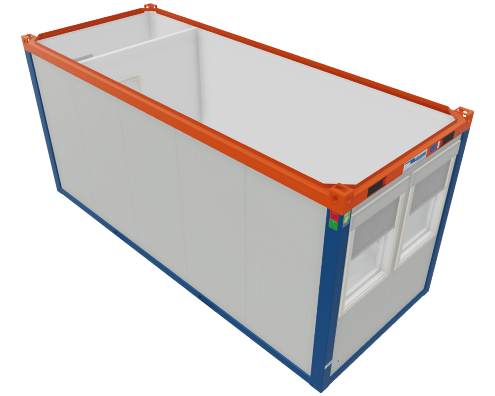 Bürocontainer 20', gebraucht