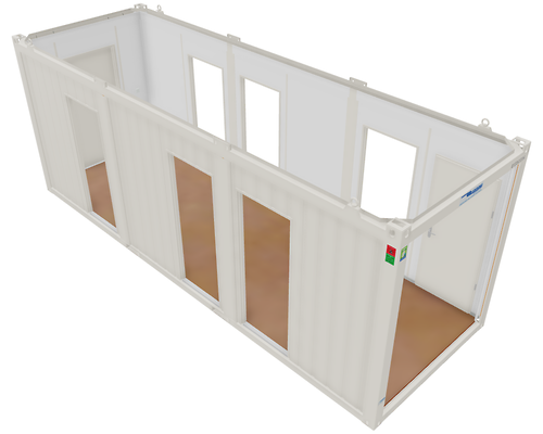Verbindungscontainer mit Paneele 24', gebraucht