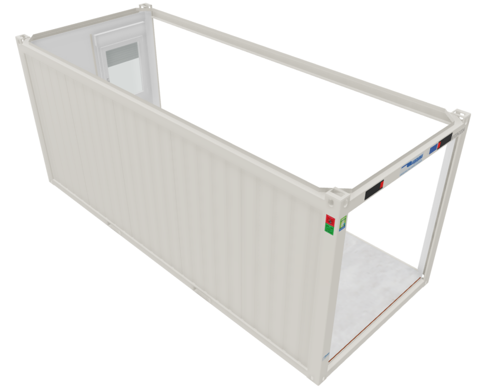 Sanitärcontainer 20', gebraucht