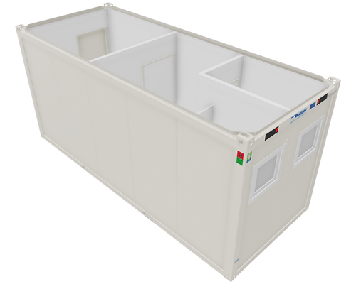 Sanitärcontainer 20', gebraucht