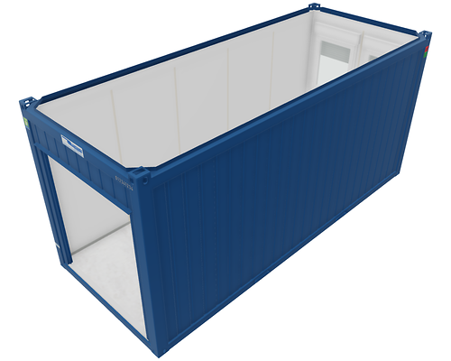 Bürocontainer 20', gebraucht