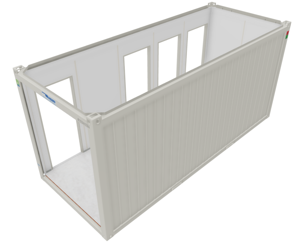 Bürocontainer 20', gebraucht