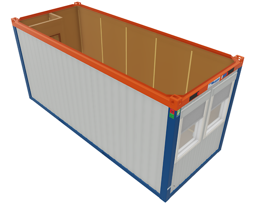 Bürocontainer 20', gebraucht