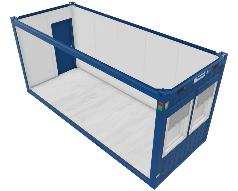Bürocontainer 20', gebraucht
