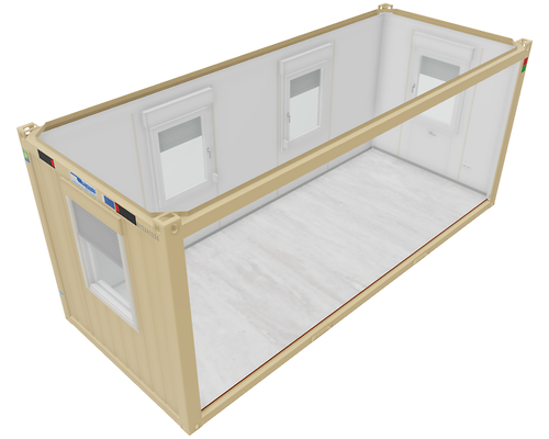 Bürocontainer 20', gebraucht