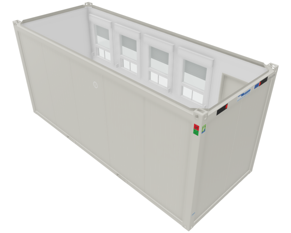 Sanitärcontainer 20', gebraucht