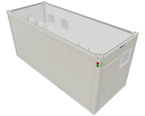 Sanitärcontainer 20', gebraucht
