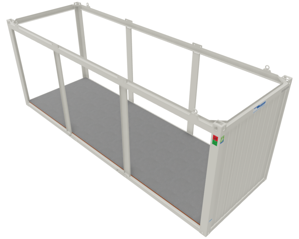 Verbindungscontainer - paneellose Variante 24', gebraucht