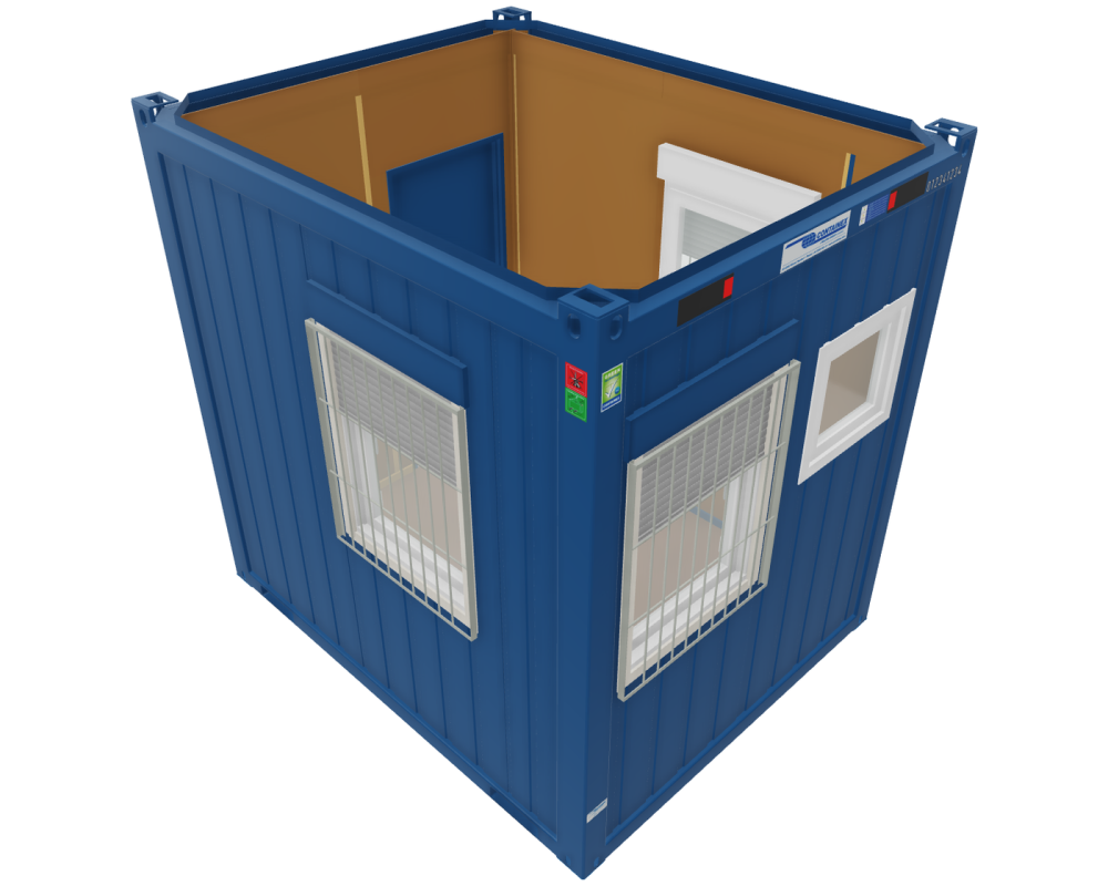 Bürocontainer 10', gebraucht
