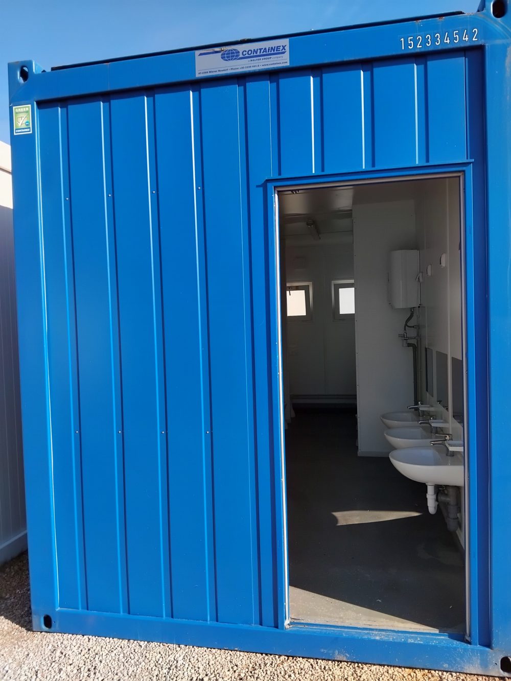 Sanitärcontainer 20', gebraucht
