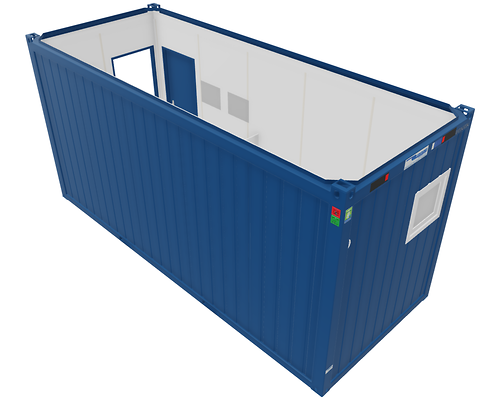Sanitärcontainer 20', gebraucht