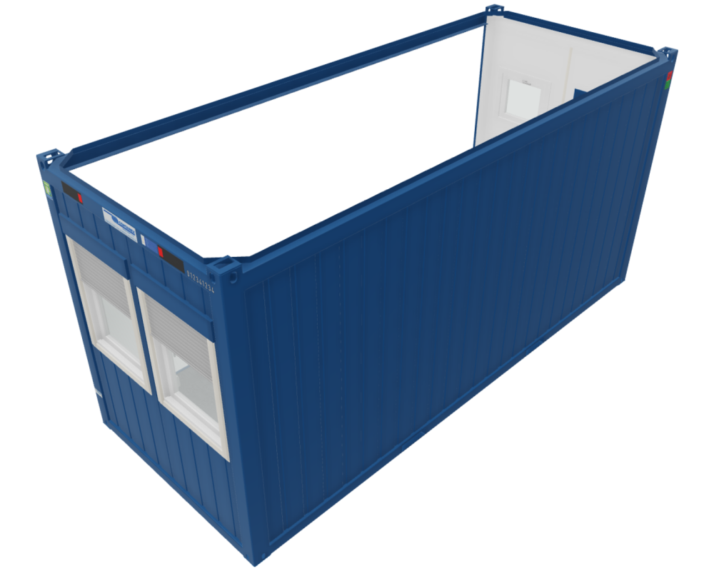 Bürocontainer 20', gebraucht