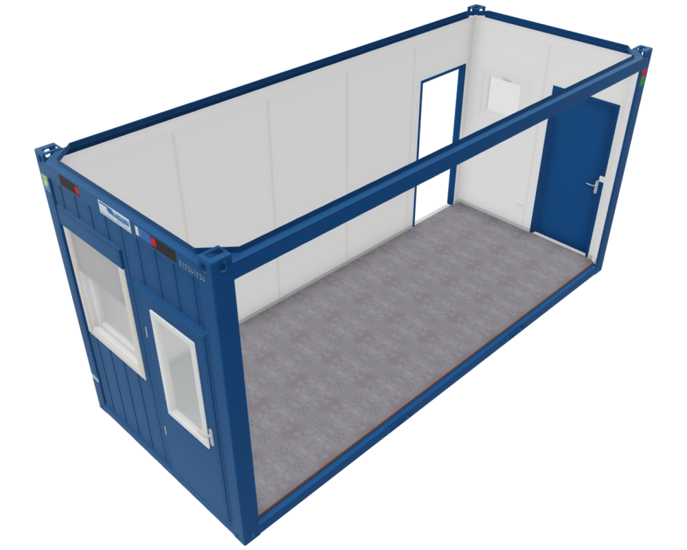 Bürocontainer 20', gebraucht