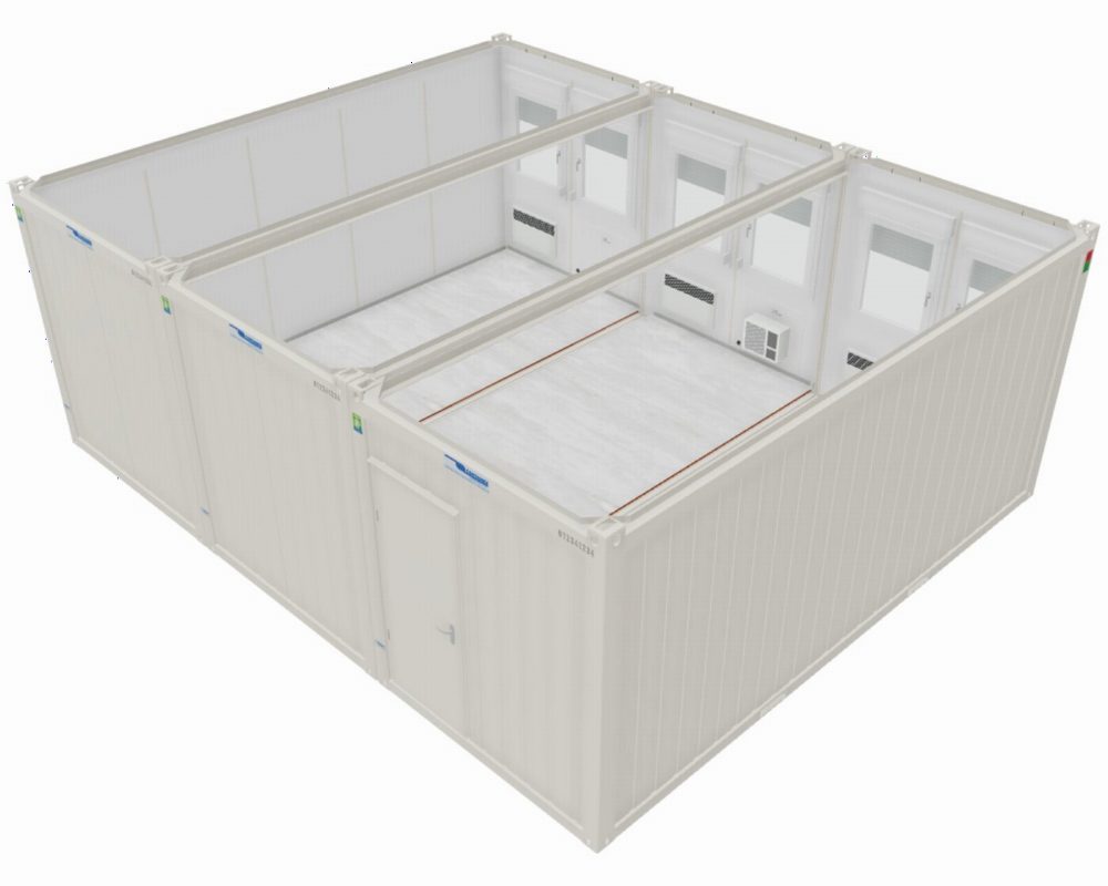 3x20' Gebrauchtcontaineranlage