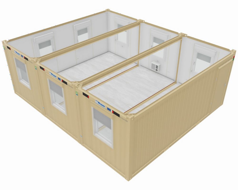 3x20' Gebrauchtcontaineranlage