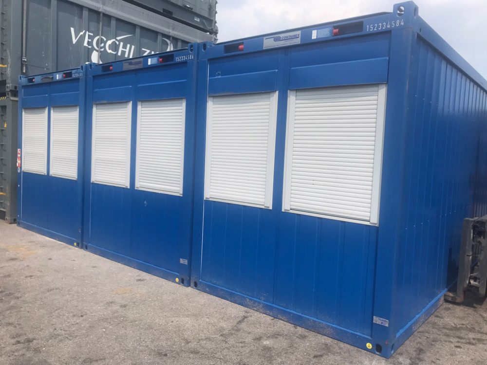 3x20' Gebrauchtcontaineranlage