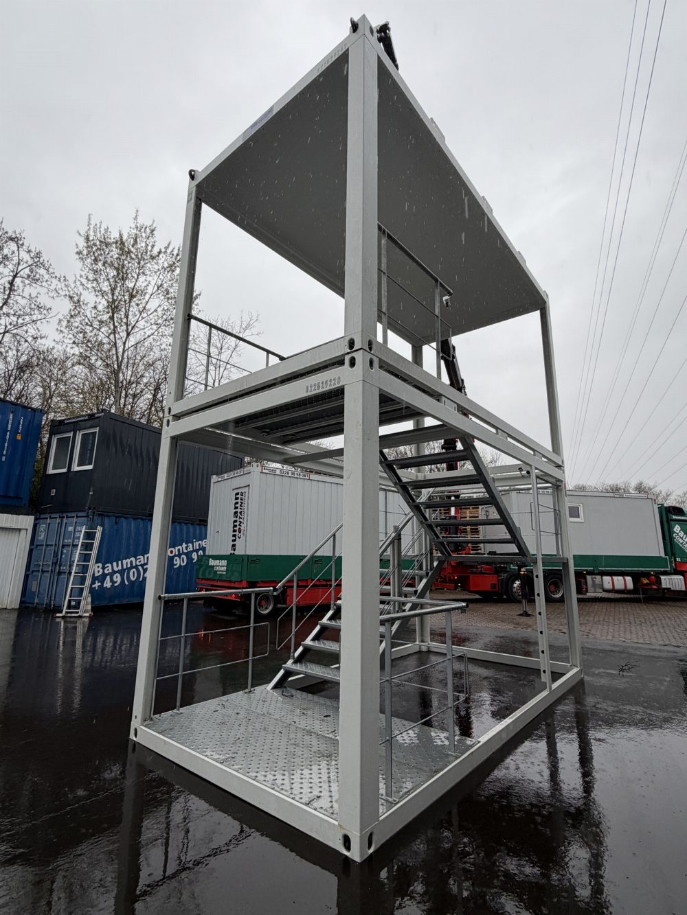 6x16' Gebrauchtcontaineranlage