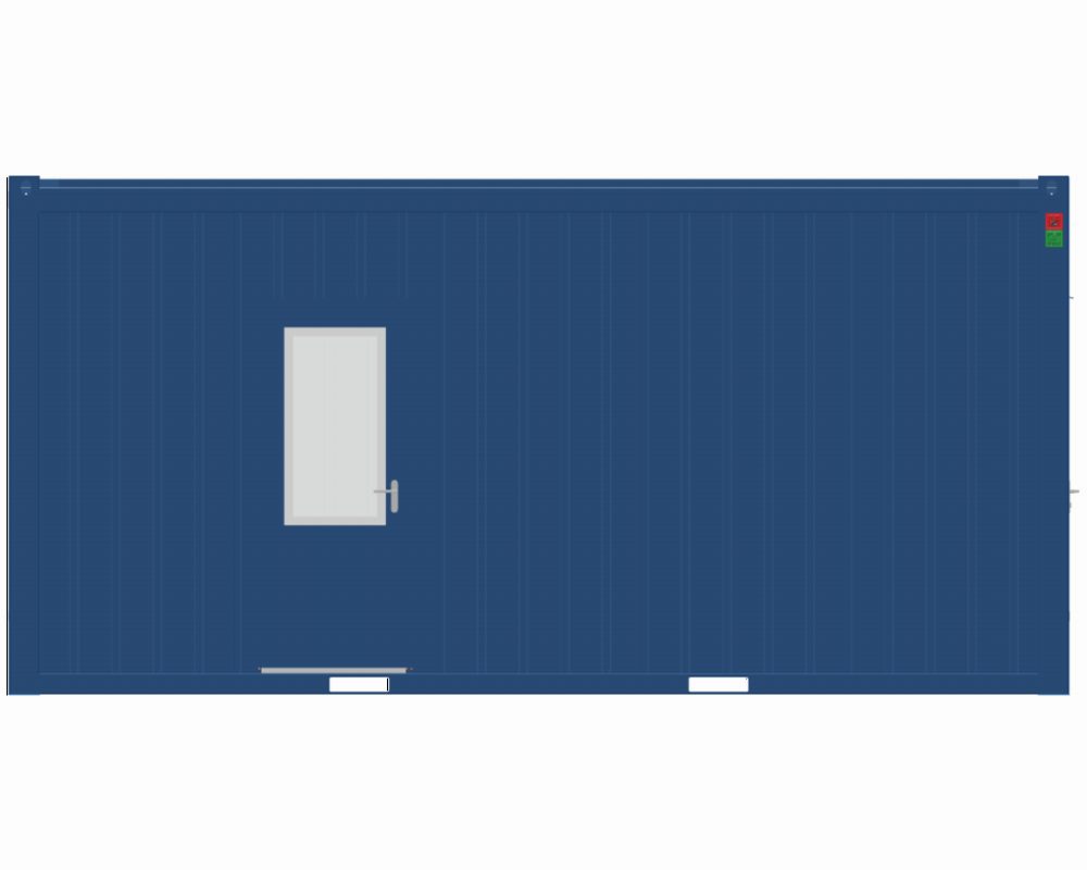 4x20' Gebrauchtcontaineranlage