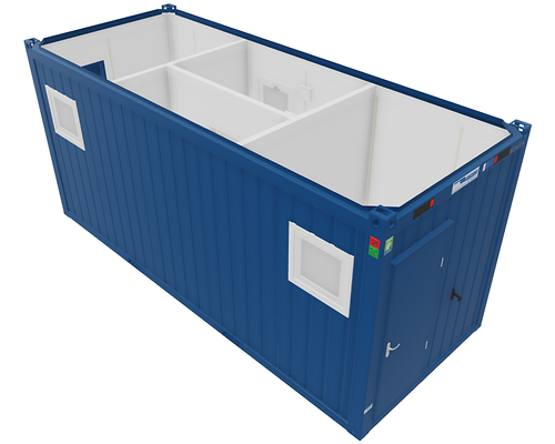Sanitärcontainer 20'