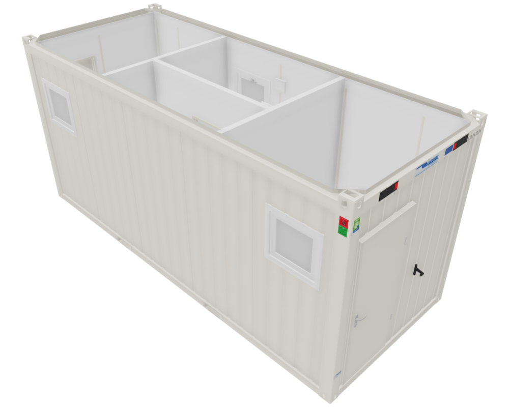 Sanitärcontainer 20'