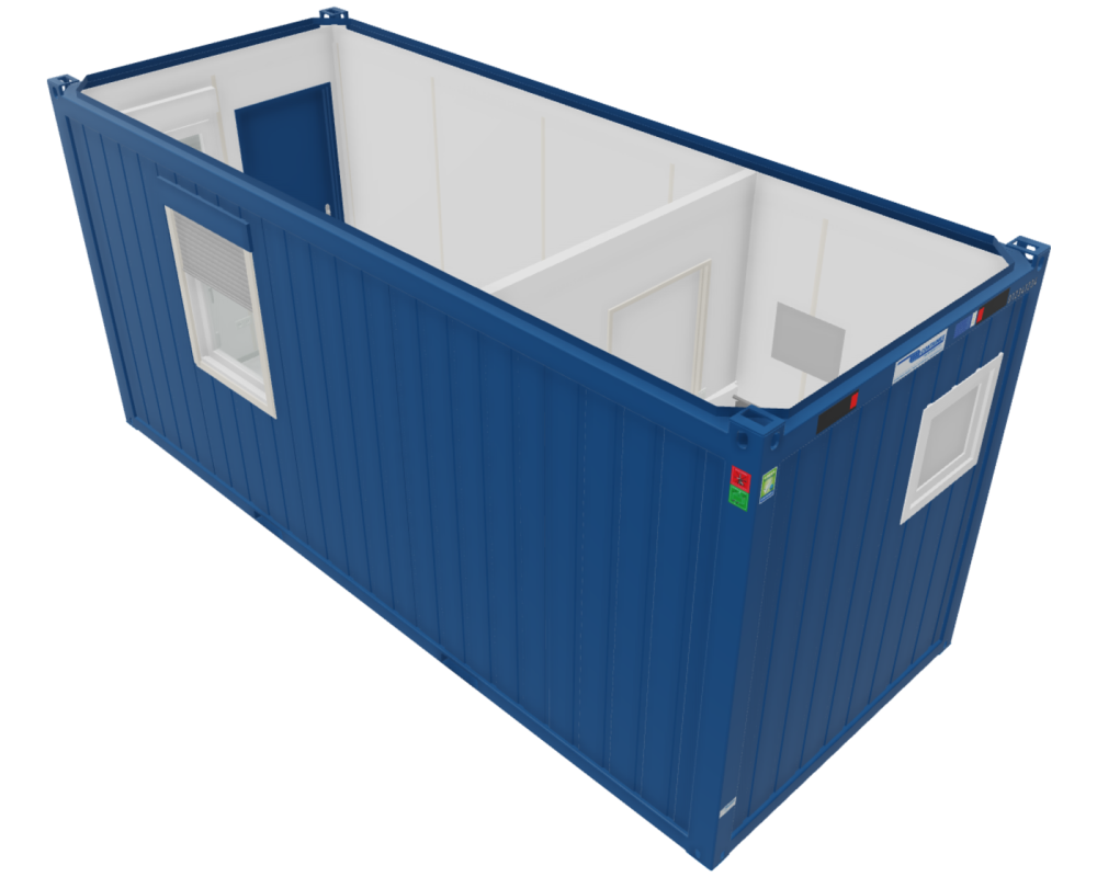 Sanitärcontainer 20'