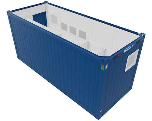 Sanitärcontainer 20'