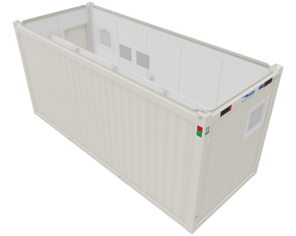 Sanitärcontainer 20'