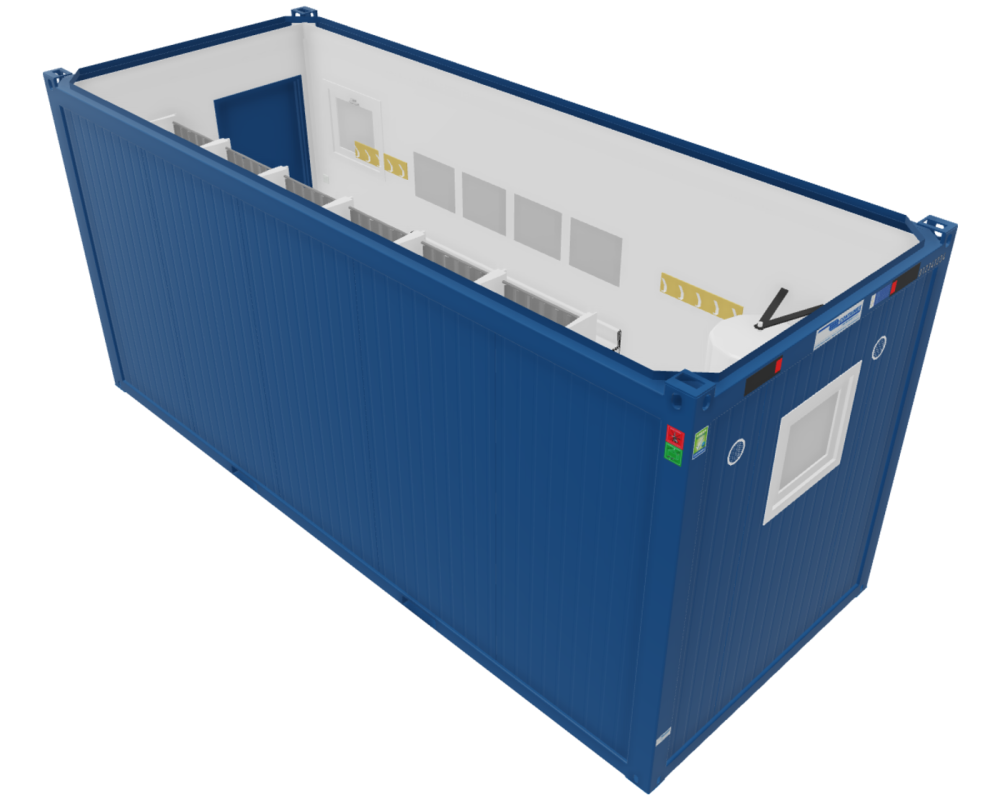 Sanitärcontainer 20'