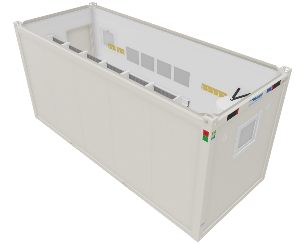 Sanitärcontainer 20'