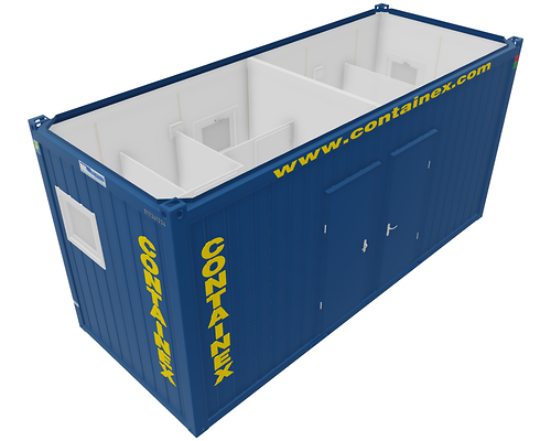Sanitärcontainer 20'